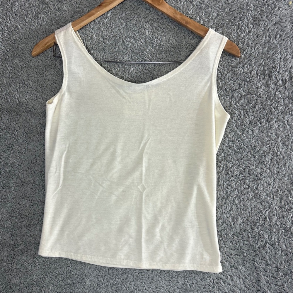 Kleids Lace Trim Tank Top Sleeveless Women M Soft Girl Coquette Y2K Cottagecore - Picture 6 of 6